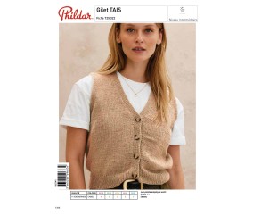 E-modèle Gilet TAIS Phildar