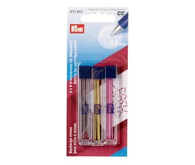 Recharges craie Ø 0,9 mm couleurs assorties (18 pièces) - Prym