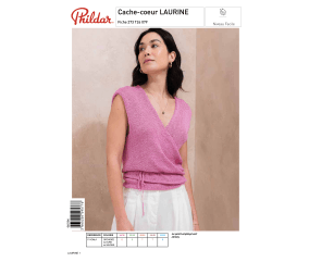 E-modèle Cache-coeur LAURINE Phildar