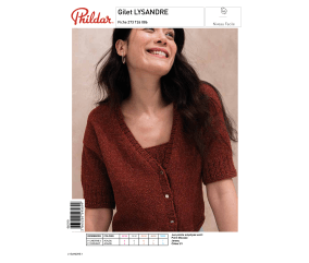 E-modèle Gilet LYSANDRE Phildar