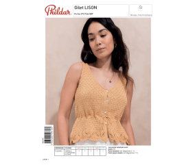 E-modèle Gilet LISON Phildar