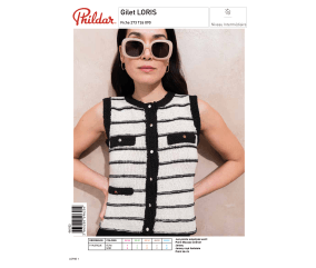 E-modèle Gilet LORIS Phildar