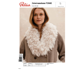 E-modèle Col et manchons TONIE Phildar