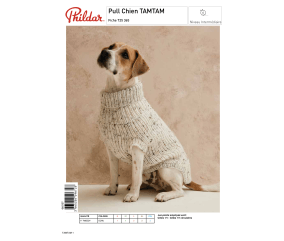 E-modèle Pull Chien TAMTAM Phildar