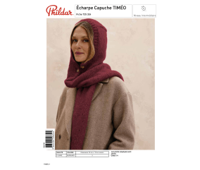 E-modèle Écharpe Capuche TIMÉO Phildar