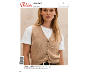 E-modèle Gilet TAIS Phildar