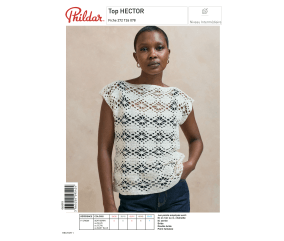 E-modèle Top HECTOR au crochet Phildar