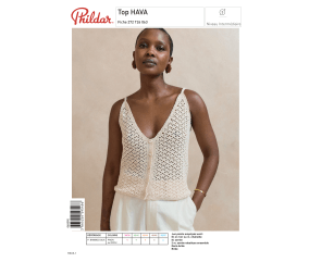 E-modèle Top HAVA au crochet Phildar