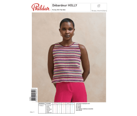 E-modèle Débardeur HOLLY au crochet Phildar