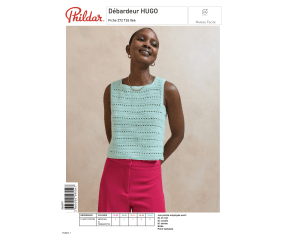 E-modèle Débardeur HUGO au crochet Phildar