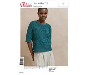 E-modèle Pull HIPPOLYTE au crochet Phildar