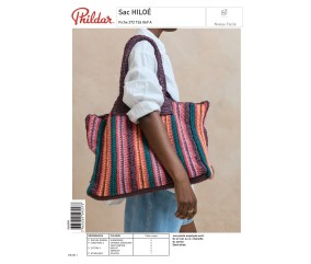 E-modèle Sac HILOÉ au crochet Phildar