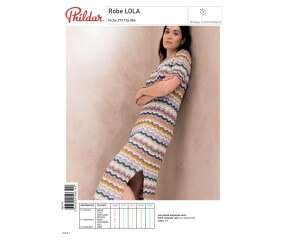 E-modèle Robe LOLA Phildar