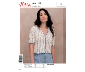 E-modèle Gilet LIVIE Phildar