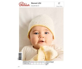 E-modèle Bonnet LOU au crochet Phildar