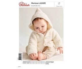 E-modèle Manteau LAZARE au crochet Phildar