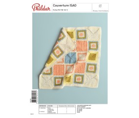 E-modèle Couverture ISAO au crochet Phildar