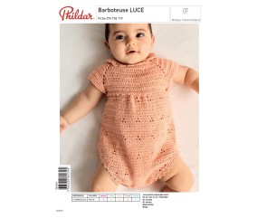 E-modèle Barboteuse LUCE au crochet Phildar