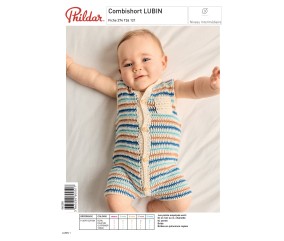 E-modèle Combishort LUBIN au crochet Phildar