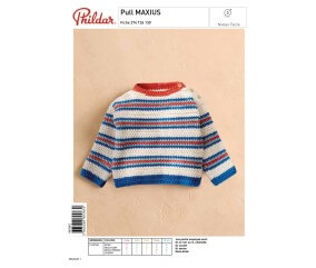 E-modèle Pull MAXIUS au crochet Phildar