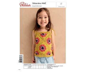 E-modèle Débardeur MAÉ au crochet Phildar