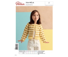 E-modèle Gilet MÉLIA au crochet Phildar