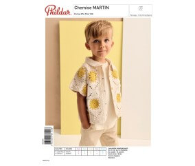 E-modèle Chemise MARTIN au crochet Phildar