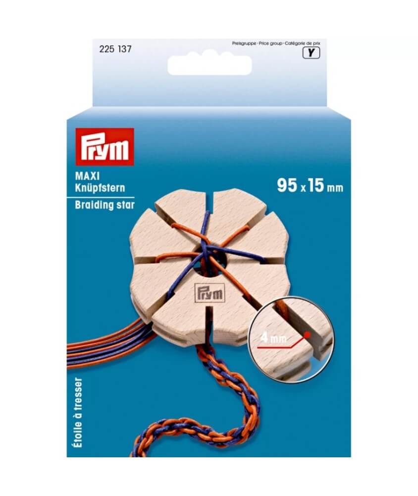 Étoile à tresser maxi - cordons, bracelets et anses - Prym