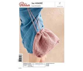 E-modèle Sac HONORÉ au crochet Phildar