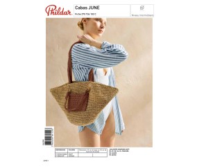 E-modèle Cabas JUNE au crochet Phildar