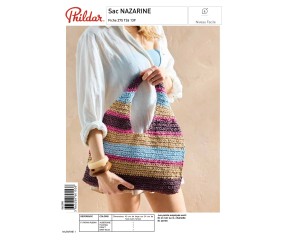 E-modèle Sac NAZARINE au crochet Phildar