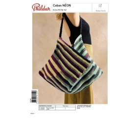 E-modèle Cabas NÉON au crochet Phildar