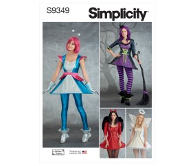 Patron Simplicity 9349 - Divers costumes pour femmes du 34 au 50 FR
