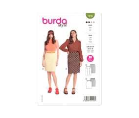 Patron Burda 5936 - Jupes droites du 46 au 56 (FR)