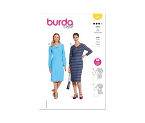 Patron Burda 5861-Robe