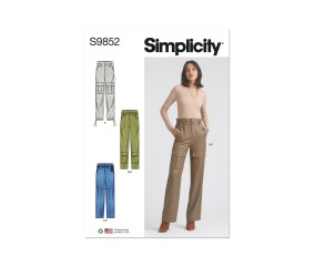 Patron Simplicity 9852 - Pantalons et ceinture pour dames
