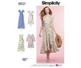 Patron Simplicity 8637 Robe pour femme