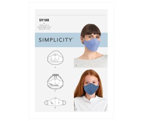 Patron Simplicity 9188 - Patron de Masque pour toute la famille