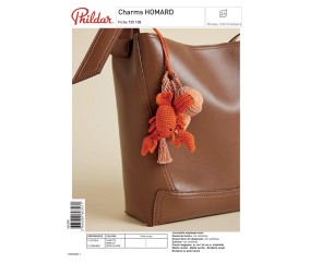 E-modèle Charms HOMARD au crochet Phildar