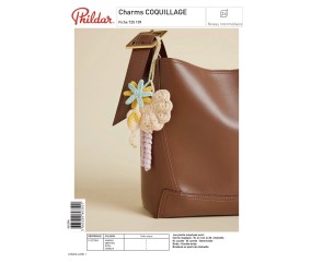 E-modèle Charms COQUILLAGE au crochet Phildar