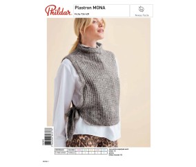 E-modèle Plastron MONA Phildar