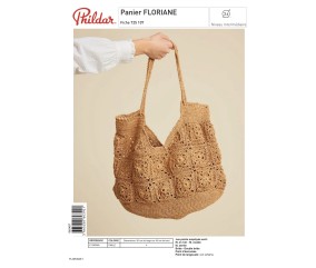 E-modèle Panier FLORIANE au crochet Phildar