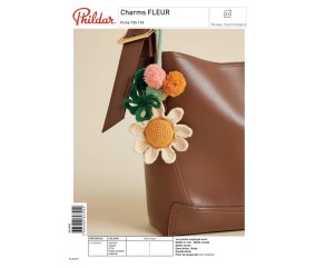 E-modèle Charms FLEUR au crochet Phildar
