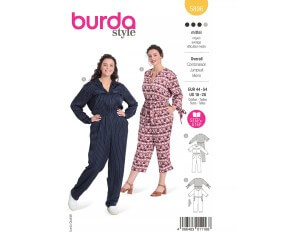 Patron Burda 5896 - Combinaison du 44 au 54 (FR)