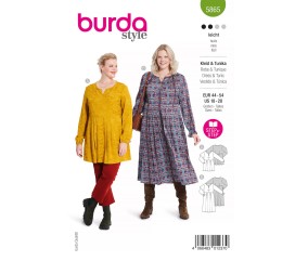 Patron Burda 5865-Robe & tunique