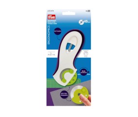 Cutter rotatif ergonomics Ø 45 mm - sécurisé & ambidextre - Prym