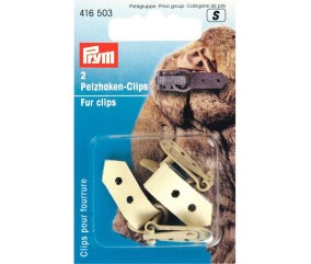 Lot de 2 Clips pour fourrures et cuir - Prym
