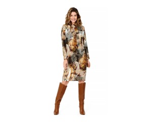 Patron Burda 5973 - Robe & blouse avec un élégant col lavallière du 36 au 46 (FR)