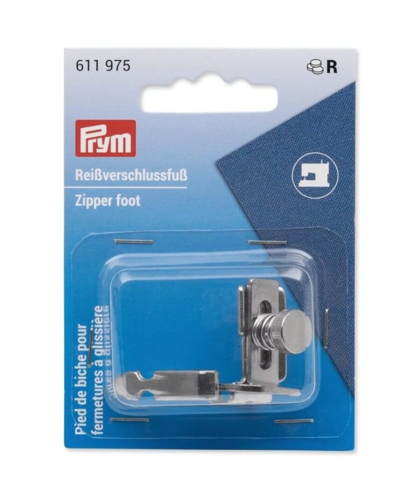 Pied de biche pour fermeture à glissière standard - Prym