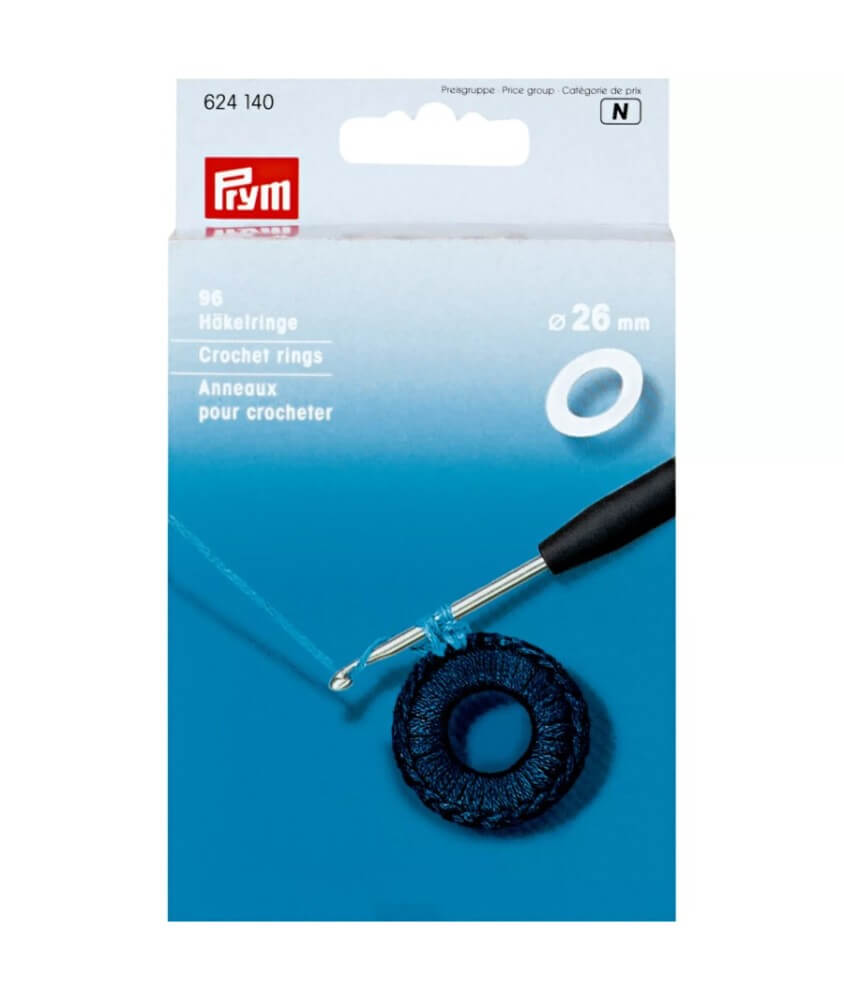 Anneaux pour crocheter Ø 26 mm - 96 pièces - Prym